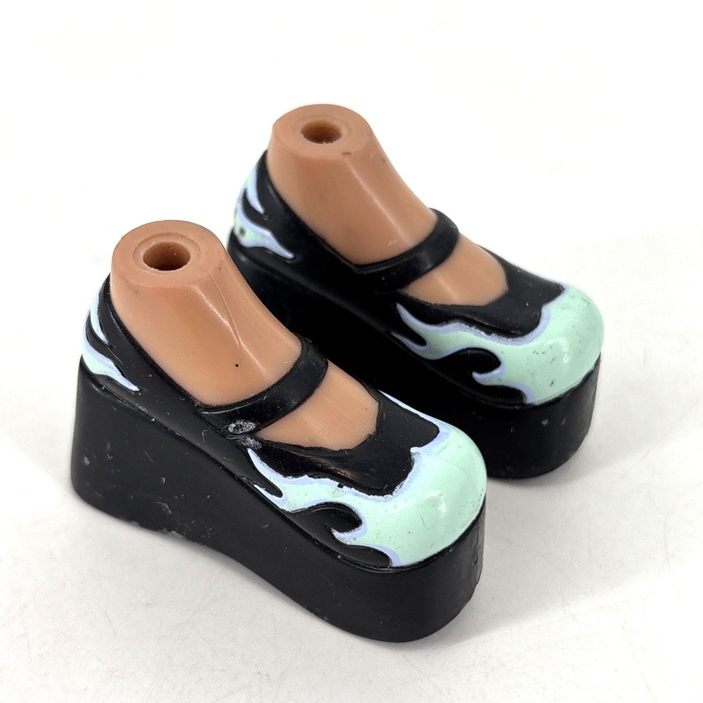 BRATZ Doll Shoes YASMIN FLAMIN FIRE Mary Jane Platform MGA Collectible VINTAGE‎
